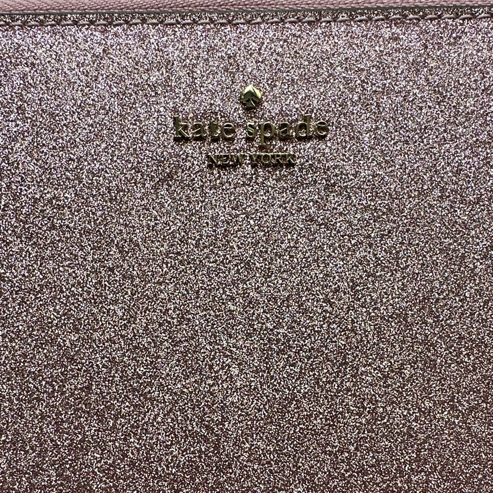 Kate Spade Glittery Pink Laptop 💻 Sleeve - Picture 4 of 11